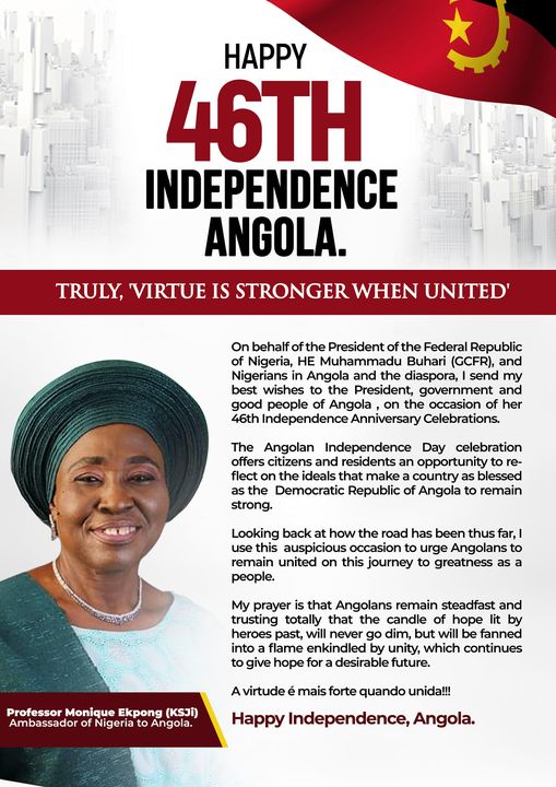 Nigeria-Luanda : Happy 46th Independence to Angola | ngEmbassy